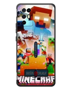 Чохол для ZTE Nubia RedMagic 6R з картинкою «Minecraft герої гри»