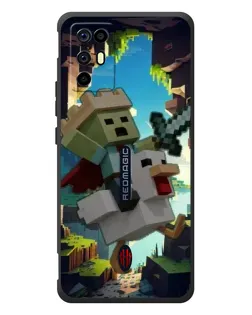 Чохол для ZTE Nubia RedMagic 6R з картинкою «Стів та гусь»
