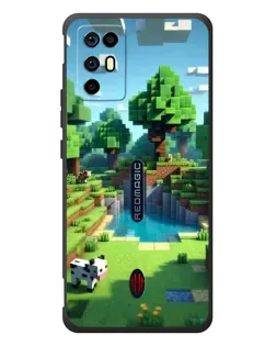 Чохол для ZTE Nubia RedMagic 6R з картинкою «Minecraft літній день»