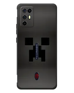 Чохол для ZTE Nubia RedMagic 6R з картинкою «Чорний кріпер градієнт»