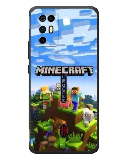 Чохол для ZTE Nubia RedMagic 6R з картинкою «Minecraft класичний світ»