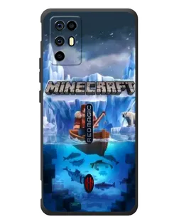 Чохол для ZTE Nubia RedMagic 6R з картинкою «Minecraft льодянийсвіт»