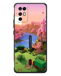 Чохол для ZTE Nubia RedMagic 6R з картинкою «Рожеве дерево Minecraft»