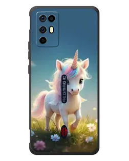 Чехол для ZTE Nubia RedMagic 6R с картинкой «Единорог на поляне» Чехол для ZTE Nubia RedMagic 6R с картинкой «Единорог на поляне»