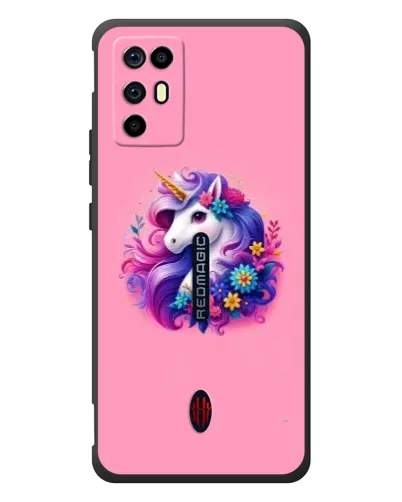 Чехол для ZTE Nubia RedMagic 6R с картинкой «Сказочный единорог»