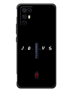 Чехол для ZTE Nubia RedMagic 6R с картинкой «Точки веры J.E.S.U.S.»