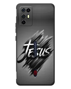 Чехол для ZTE Nubia RedMagic 6R с картинкой «Надпись Jesus Graffiti»