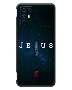 Чехол для ZTE Nubia RedMagic 6R с картинкой «Звездное небо Jesus»