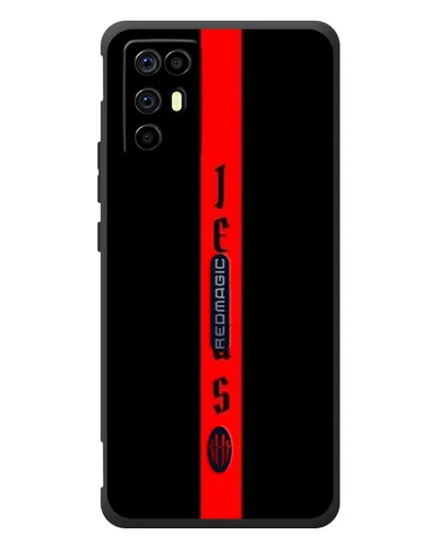Чехол для ZTE Nubia RedMagic 6R с картинкой «Красная линия веры»