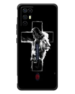 Чехол для ZTE Nubia RedMagic 6R с картинкой «Сияющий крест Jesus» Чехол для ZTE Nubia RedMagic 6R с картинкой «Сияющий крест Jesus»