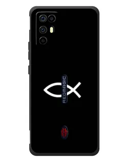 Чехол для ZTE Nubia RedMagic 6R с картинкой «Символ рыбы Jesus» Чехол для ZTE Nubia RedMagic 6R с картинкой «Символ рыбы Jesus»