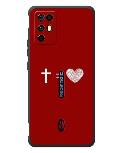 Чехол для ZTE Nubia RedMagic 6R с картинкой «Уравнение любви» Чехол для ZTE Nubia RedMagic 6R с картинкой «Уравнение любви»