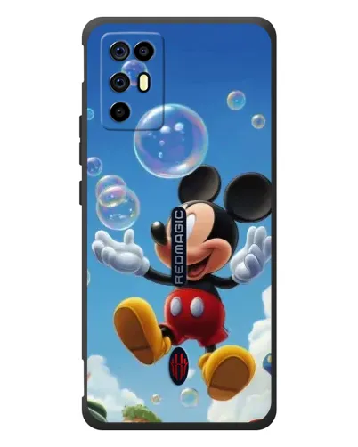 Чехол для ZTE Nubia RedMagic 6R с картинкой «Mickey и мыльные пузыри» Чехол для ZTE Nubia RedMagic 6R с картинкой «Mickey и мыльные пузыри»