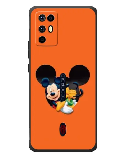 Чехол для ZTE Nubia RedMagic 6R с картинкой «Сердце Микки Минни» Чехол для ZTE Nubia RedMagic 6R с картинкой «Сердце Микки Минни»