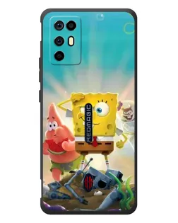 Чехол для ZTE Nubia RedMagic 6R с картинкой «Спанч Боб победитель»