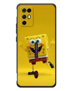 Чехол для ZTE Nubia RedMagic 6R с картинкой «Позитивный Губка Боб»