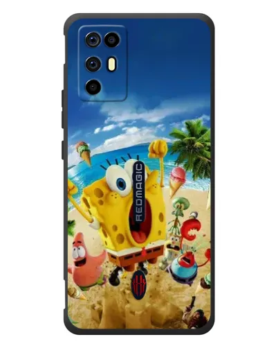 Чехол для ZTE Nubia RedMagic 6R с картинкой «Развлечения на пляже»