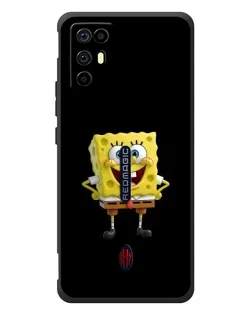 Чехол для ZTE Nubia RedMagic 6R с картинкой «Классический Губка Боб»