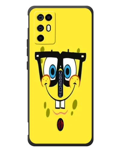 Чохол для ZTE Nubia RedMagic 6R з картинкою «Мінімалістичний Спанч Боб» Чохол для ZTE Nubia RedMagic 6R з картинкою «Мінімалістичний Спанч Боб»