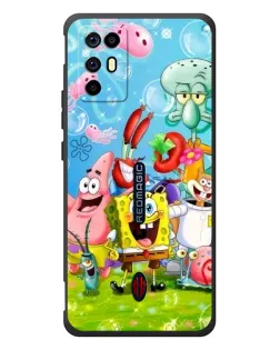 Чохол для ZTE Nubia RedMagic 6R з картинкою «Губка Боб та друзі» Чохол для ZTE Nubia RedMagic 6R з картинкою «Губка Боб та друзі»