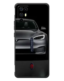 Чохол для ZTE Nubia RedMagic 6R з картинкою «Tesla Model S Look»