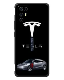 Чохол для ZTE Nubia RedMagic 6R з картинкою «Tesla Model Y»