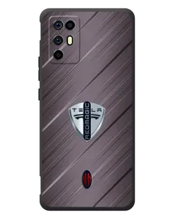 Чохол для ZTE Nubia RedMagic 6R з картинкою «Металева текстура Tesla»