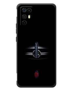 Чохол для ZTE Nubia RedMagic 6R з картинкою «Mercedes — абстрактні лінії»