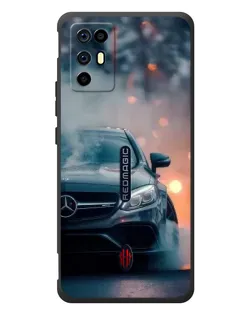 Чохол для ZTE Nubia RedMagic 6R з картинкою «Mercedes — нічне місто»