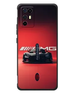 Чехол для ZTE Nubia RedMagic 6R с картинкой «Mercedes AMG — красная линия»