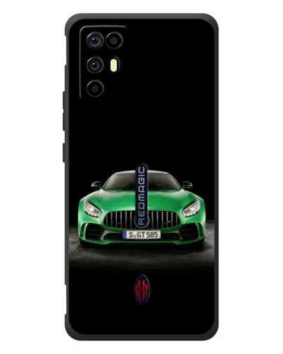 Чехол для ZTE Nubia RedMagic 6R с картинкой «Mercedes — неоновый лого» Чехол для ZTE Nubia RedMagic 6R с картинкой «Mercedes — неоновый лого»