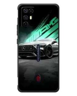 Чехол для ZTE Nubia RedMagic 6R с картинкой «Темный Mercedes AMG»