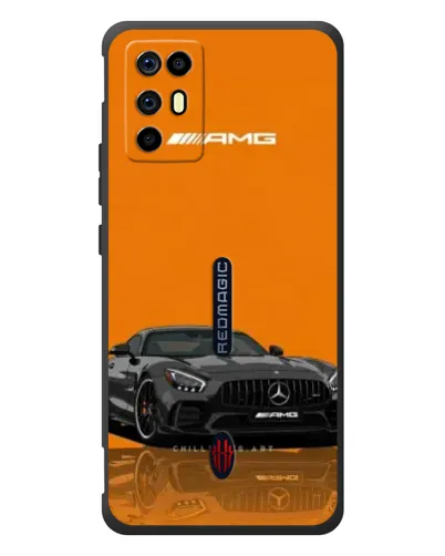Чехол для ZTE Nubia RedMagic 6R с картинкой «Оранжевый Mercedes AMG» Чехол для ZTE Nubia RedMagic 6R с картинкой «Оранжевый Mercedes AMG»