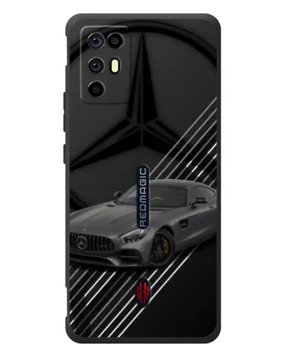 Чехол для ZTE Nubia RedMagic 6R с картинкой «Mercedes AMG — графика» Чехол для ZTE Nubia RedMagic 6R с картинкой «Mercedes AMG — графика»
