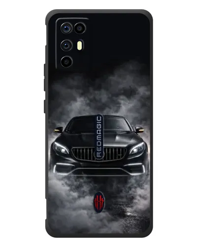 Чехол для ZTE Nubia RedMagic 6R с картинкой «Mercedes в дыму» Чехол для ZTE Nubia RedMagic 6R с картинкой «Mercedes в дыму»