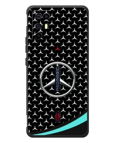 Чехол для ZTE Nubia RedMagic 6R с картинкой «Mercedes — бирюзовый акцент» Чехол для ZTE Nubia RedMagic 6R с картинкой «Mercedes — бирюзовый акцент»