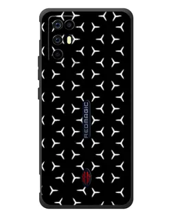 Чохол для ZTE Nubia RedMagic 6R з картинкою «Mercedes паттерн зірок»