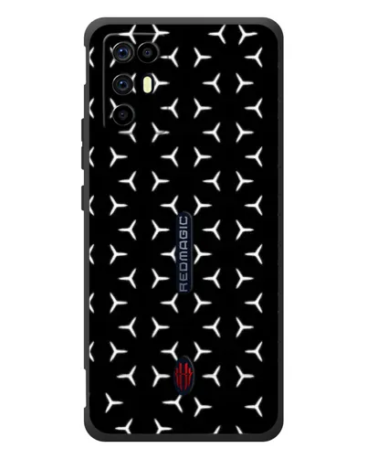 Чохол для ZTE Nubia RedMagic 6R з картинкою «Mercedes паттерн зірок» Чохол для ZTE Nubia RedMagic 6R з картинкою «Mercedes паттерн зірок»