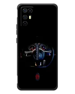 Чохол для ZTE Nubia RedMagic 6R з картинкою «Салон Audi — кермо»