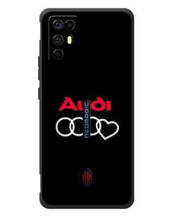 Чохол для ZTE Nubia RedMagic 6R з картинкою «Логотип Audi Heart»