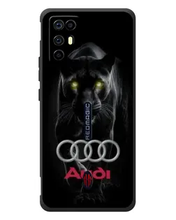 Чохол для ZTE Nubia RedMagic 6R з картинкою «Пантера та Audi»