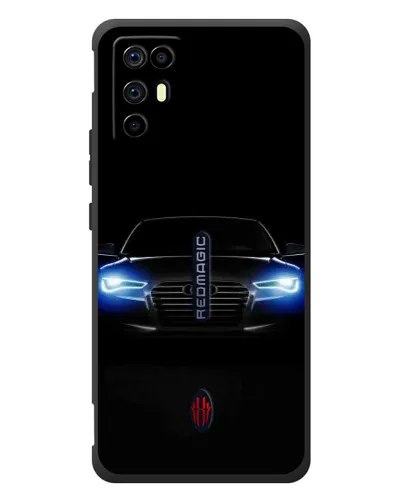 Чехол для ZTE Nubia RedMagic 6R с картинкой «Audi в неоне» Чехол для ZTE Nubia RedMagic 6R с картинкой «Audi в неоне»