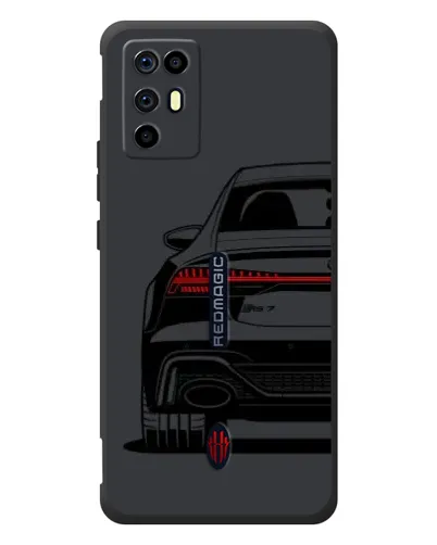 Чехол для ZTE Nubia RedMagic 6R с картинкой «Задняя часть Audi — арт» Чехол для ZTE Nubia RedMagic 6R с картинкой «Задняя часть Audi — арт»