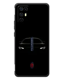 Чохол для ZTE Nubia RedMagic 6R з картинкою «Погляд Audi у темряві»