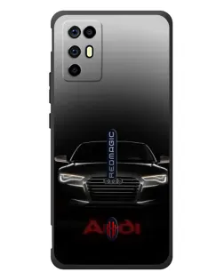 Чохол для ZTE Nubia RedMagic 6R з картинкою «Audi — градієнтний контур»