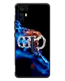 Чохол для ZTE Nubia RedMagic 6R з картинкою «Енергія лого Audi»