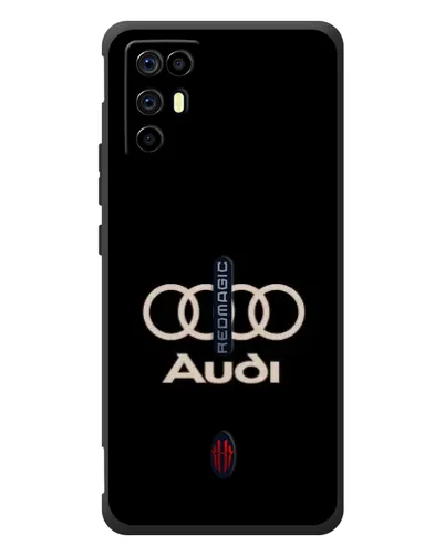 Чехол для ZTE Nubia RedMagic 6R с картинкой «Audi — золотой логотип» Чехол для ZTE Nubia RedMagic 6R с картинкой «Audi — золотой логотип»