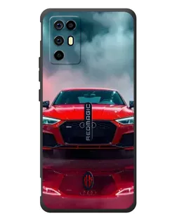 Чохол для ZTE Nubia RedMagic 6R з картинкою «Audi RS — червоний стиль»