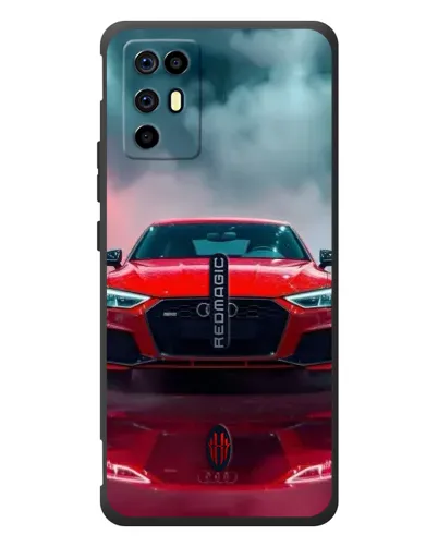 Чехол для ZTE Nubia RedMagic 6R с картинкой «Audi RS — красный стиль» Чехол для ZTE Nubia RedMagic 6R с картинкой «Audi RS — красный стиль»