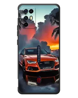 Чохол для ZTE Nubia RedMagic 6R з картинкою «Audi — захід сонця»